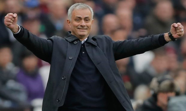 Mourinho có chiến thắng trong ngày tái xuất Premier League. (Nguồn: Guardian)