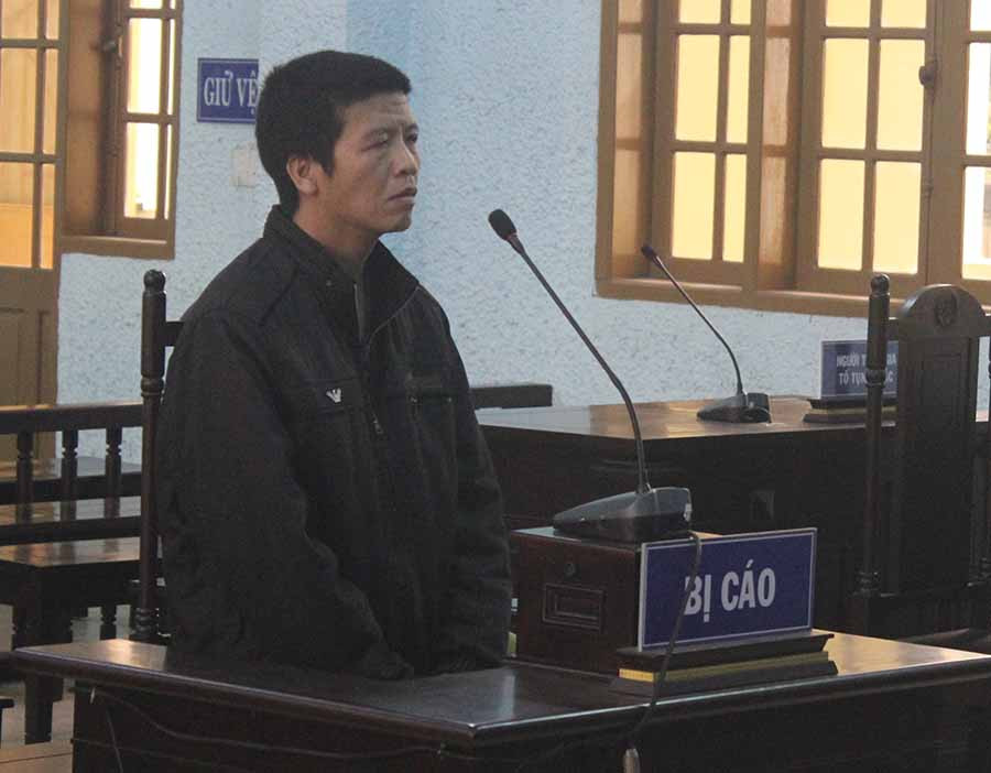  Bị cáo Đỗ Hữu Phong tại phiên tòa. Ảnh: V.N