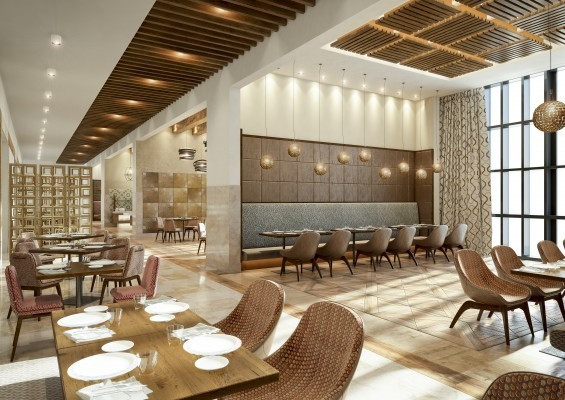 Bên trong một căn phòng của khách sạn.