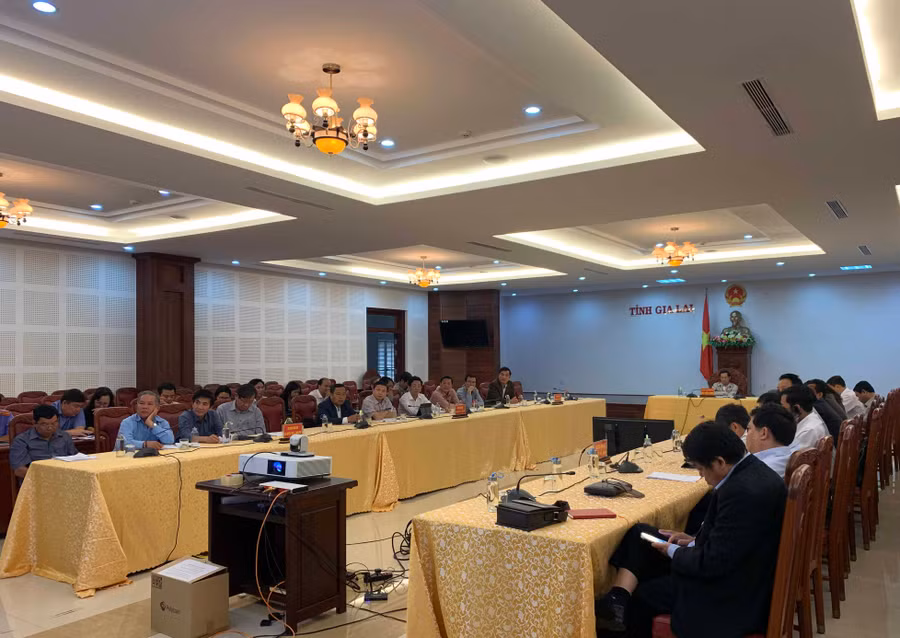 Quang cảnh Hội nghị tại điểm cầu Gia Lai. Ảnh: Phương Linh