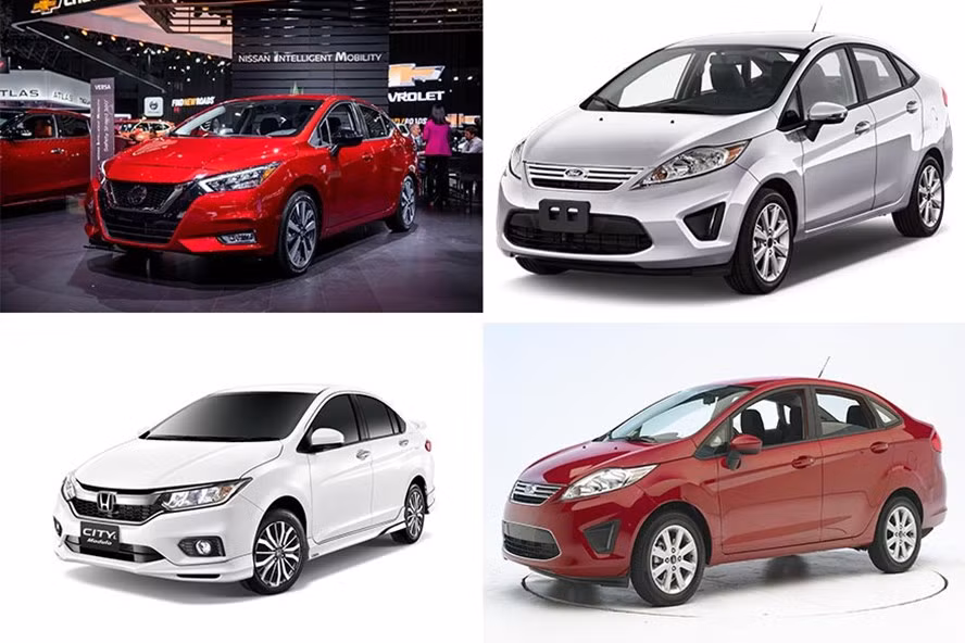 Nhiều mẫu xe sedan 5 chỗ trong tầm giá 400 triệu đồng đã qua sử dụng khoảng 5-6 năm. Ảnh ST.