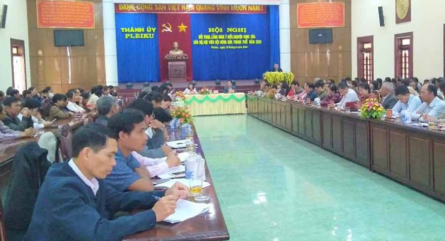 Toàn cảnh buổi đối thoại. Ảnh: Đinh Yến