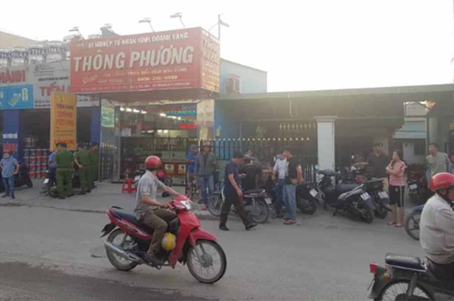  Tiệm vàng thời điểm bị cướp