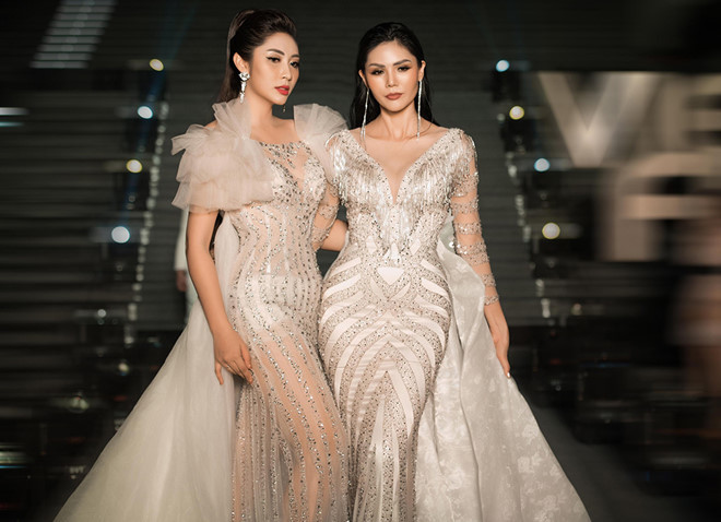 Cùng ở vị trí mở màn với Hoa hậu Đại dương là Kim Nguyên cũng là gương mặt giám khảo đồng hành cùng chương trình