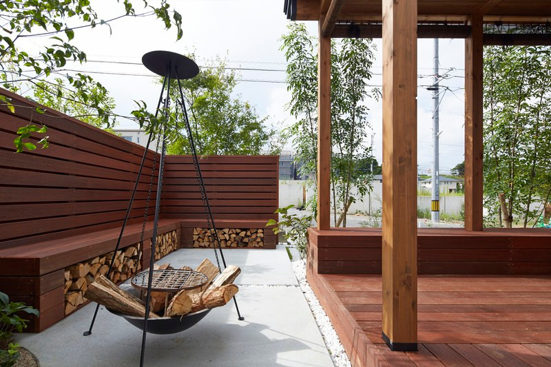 Bếp nấu ngoài trời dành cho cả gia đình tổ chức tiệc tùng.