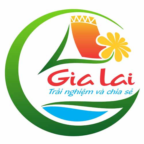 Logo và slogan chính thức của Du lịch Gia Lai. Ảnh: Hoàng Ngọc