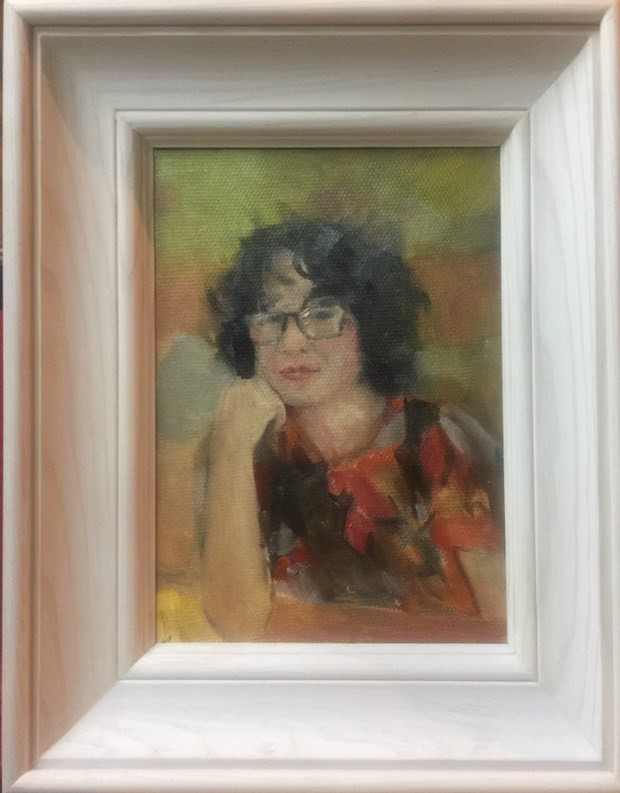 Chân dung tự họa. (Ảnh:Quỳnh An/Vietnam+)