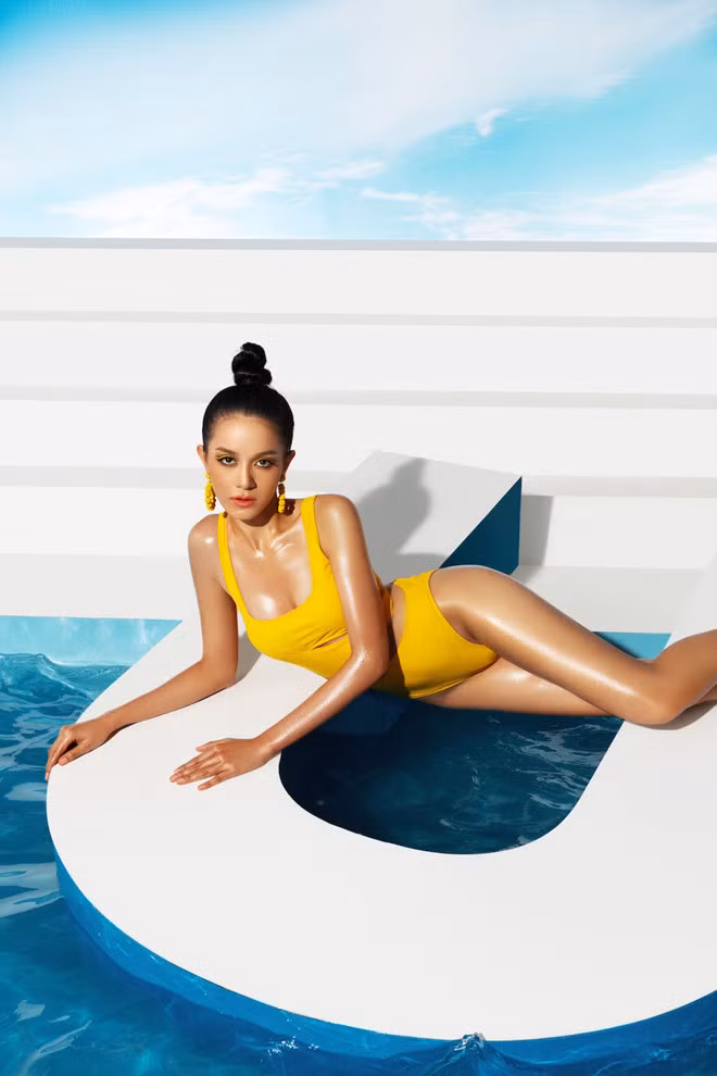 Hình thể nóng bỏng của thí sinh Hoàng Nhi - Ảnh: Milor Trần