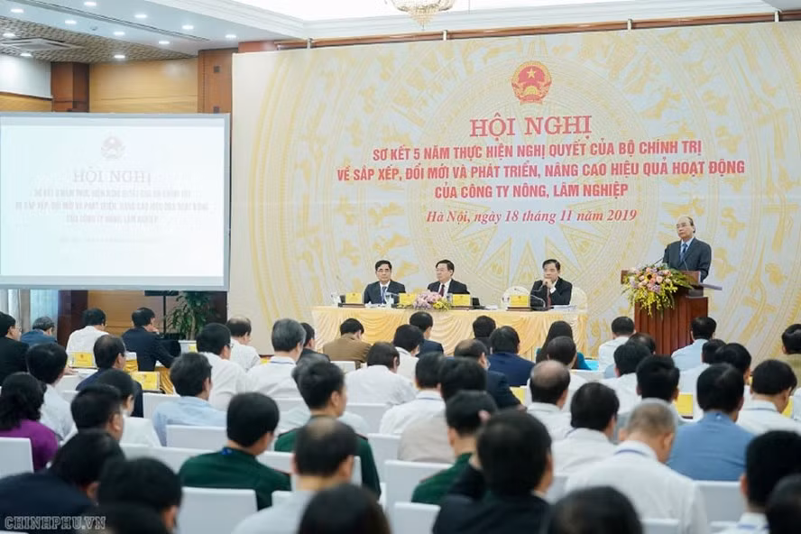 Hội nghị sơ kết 5 năm thực hiện Nghị quyết số 30-NQ/TW của Bộ Chính trị. Ảnh: VGP
