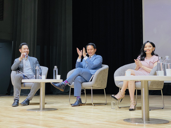 Các diễn giả chia sẻ về thất bại của bản thân mình - Ảnh: M.G