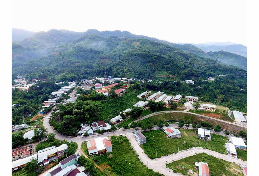  Một góc trung tâm huyện Nam Trà My (tỉnh Quảng Nam). Ảnh: internet
