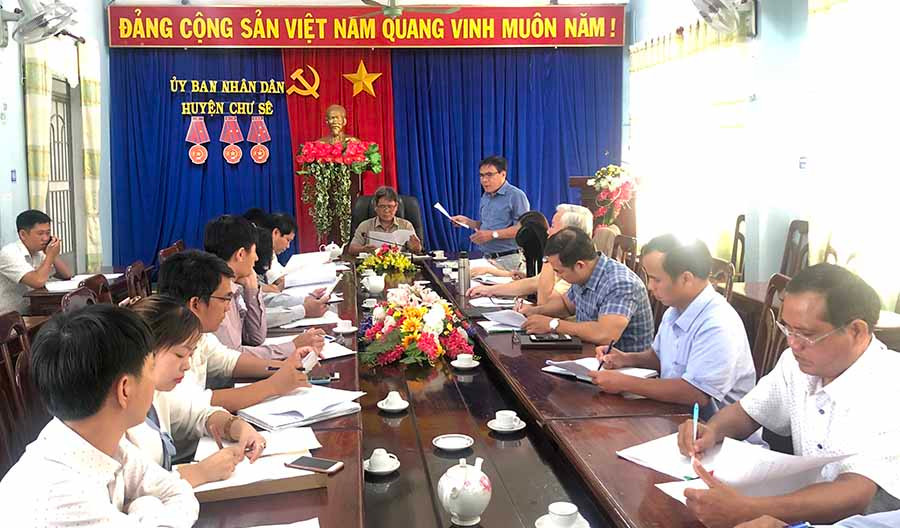 Quang cảnh buổi làm việc. Ảnh: Ngọc Thu