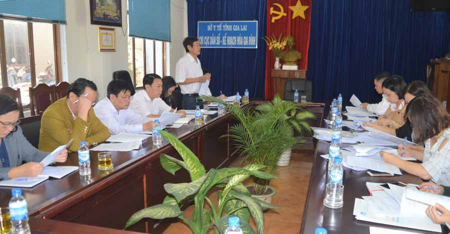  Quang cảnh buổi làm việc. Ảnh: Đ.Y