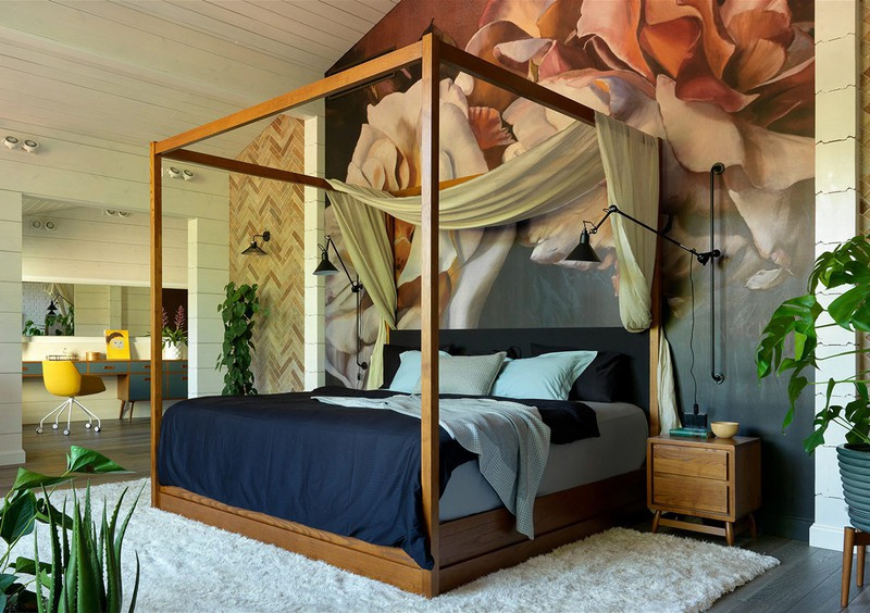 Bức tranh nghệ thuật đầu giường góp phần thể hiện tính cách của người sở hữu. Bức tranh nghệ thuật đầu giường góp phần thể hiện tính cách của người sở hữu.