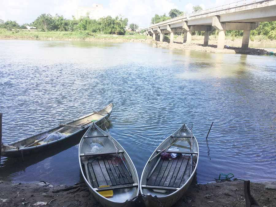 Bến đò Trường Thi. Ảnh: B.Q.V  Bến đò Trường Thi. Ảnh: B.Q.V