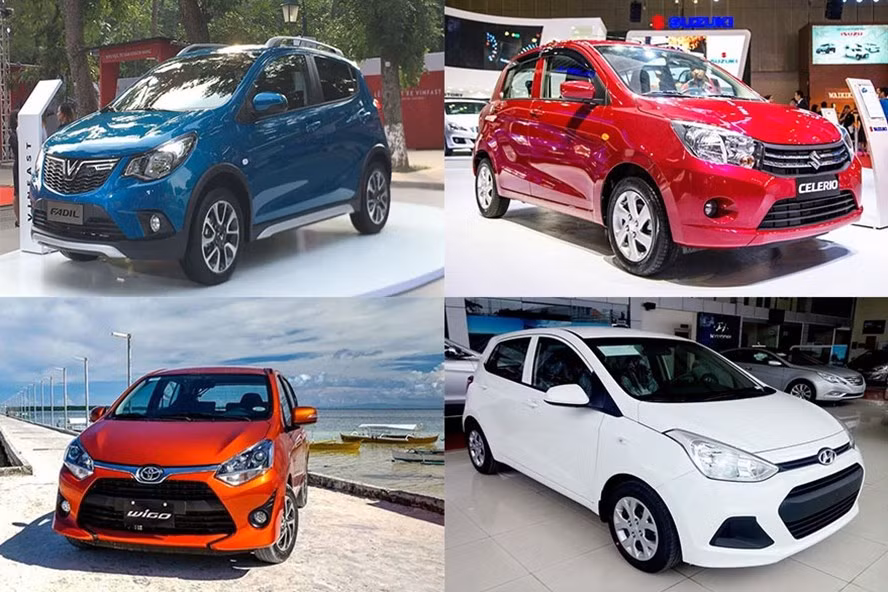 Nhiều mẫu xe hạng A giá rẻ phù hợp cho gia đình trẻ. Ảnh ST.