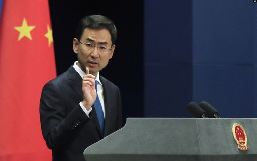 Người phát ngôn Bộ Ngoại giao Trung Quốc Cảnh Sảng - Ảnh chụp màn hình Người phát ngôn Bộ Ngoại giao Trung Quốc Cảnh Sảng - Ảnh chụp màn hình