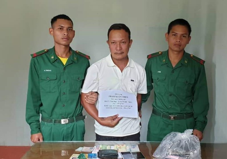 Đối tượng truy nã bị bắt giữ Phạm Xuân Chiến.