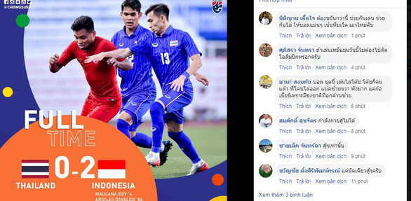 Các CĐV Thái Lan tức giận kêu gọi đội nhà về sớm.