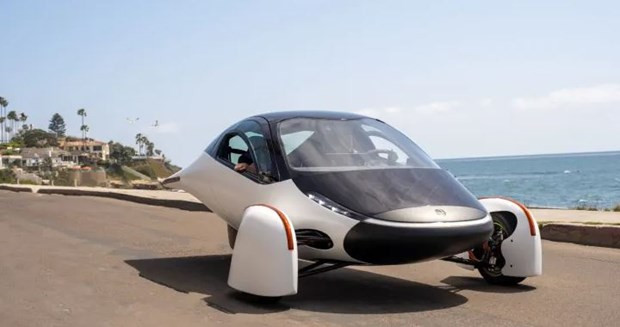 Mẫu xe của Aptera. Nguồn: CNBC