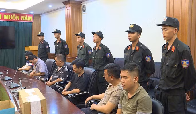  Các đối tượng bị bắt giữ - ảnh CA cung cấp