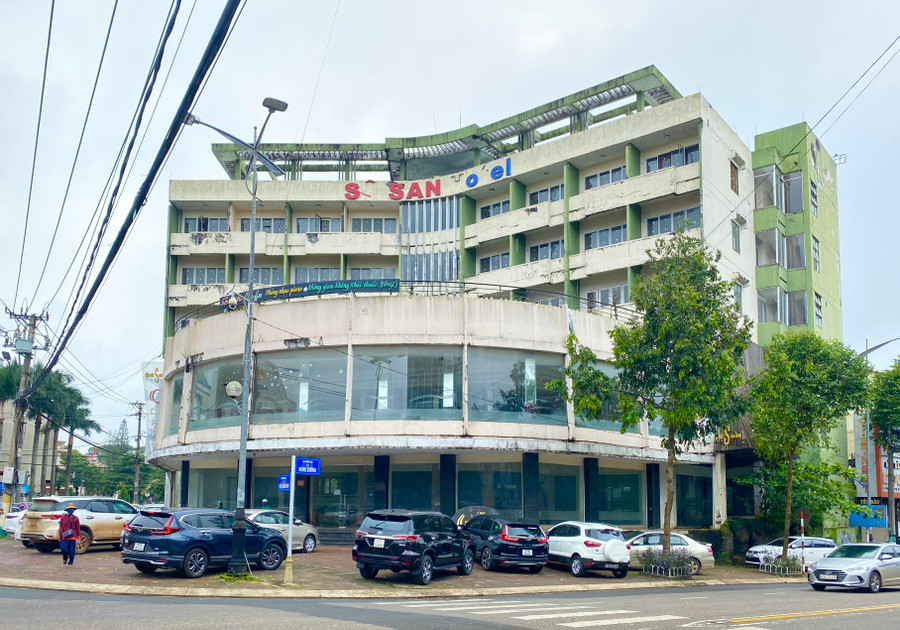 Vị trí đất tại số 89 Hùng Vương đang được giao cho TP. Pleiku quản lý để kêu gọi đầu tư. Ảnh: Hà Duy