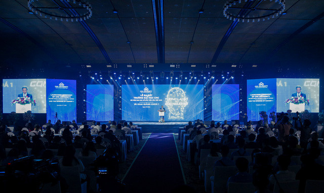 Toàn cảnh lễ ra mắt Trường Đại học CMC-Mô hình đại học số đầu tiên của Việt Nam và Khai giảng Khóa 1