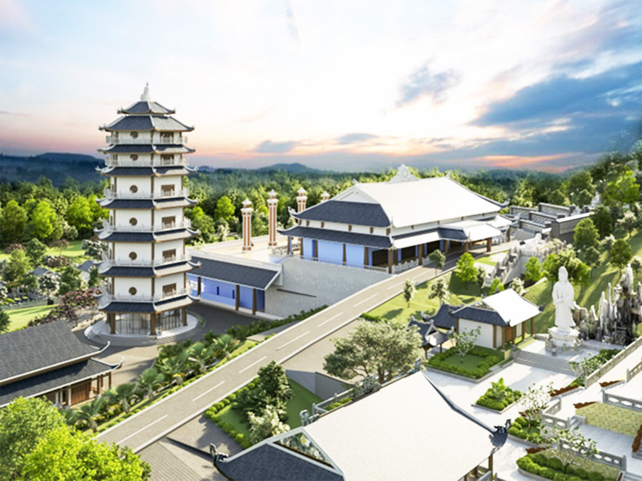 Phối cảnh Trung tâm hỏa táng An Lạc Viên. Phối cảnh Trung tâm hỏa táng An Lạc Viên.