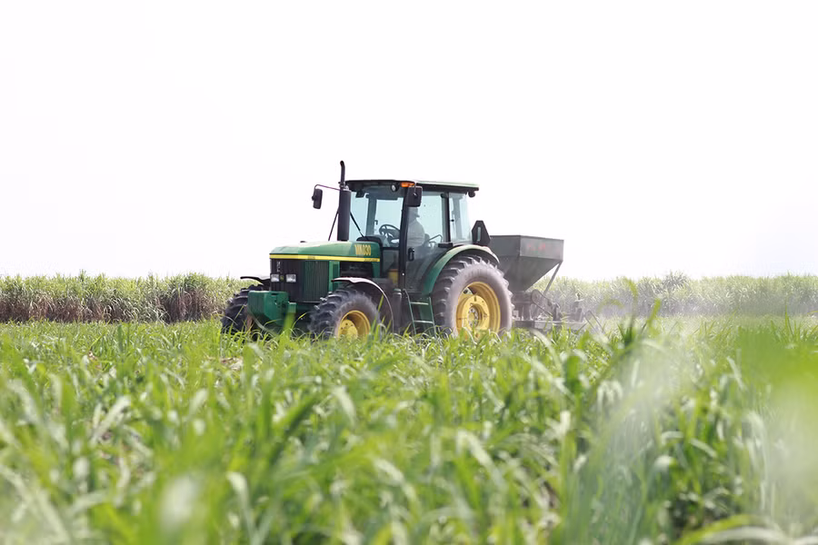 Thiết bị cơ giới chăm sóc cho cây mía. Ảnh TTCS Gia Lai cung cấp Thiết bị cơ giới chăm sóc cho cây mía. Ảnh TTCS Gia Lai cung cấp