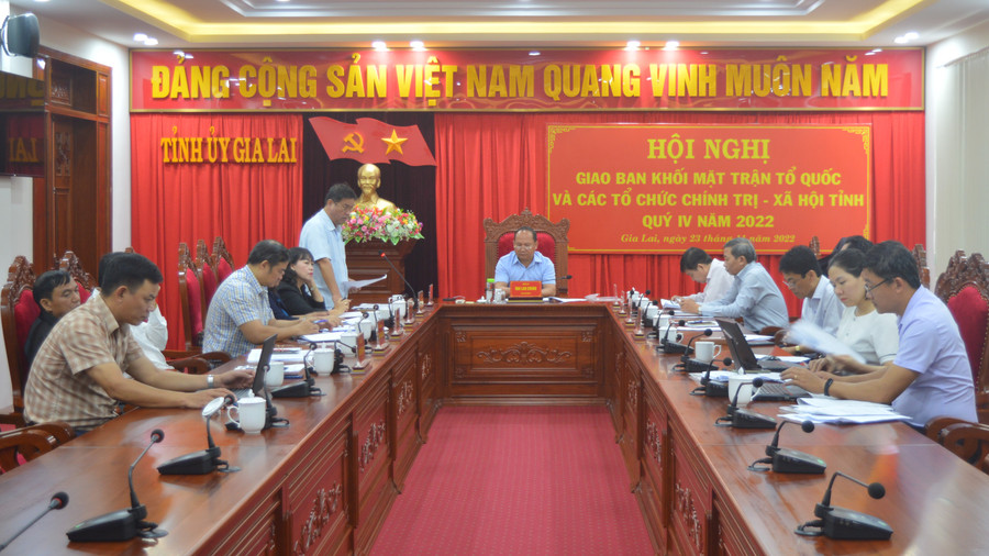 Các đại biểu tham gia ý kiến tại hội nghị. Ảnh: Anh Huy