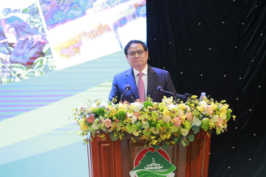 Thủ tướng Chính phủ Phạm Minh Chính phát biểu tại Hội nghị.