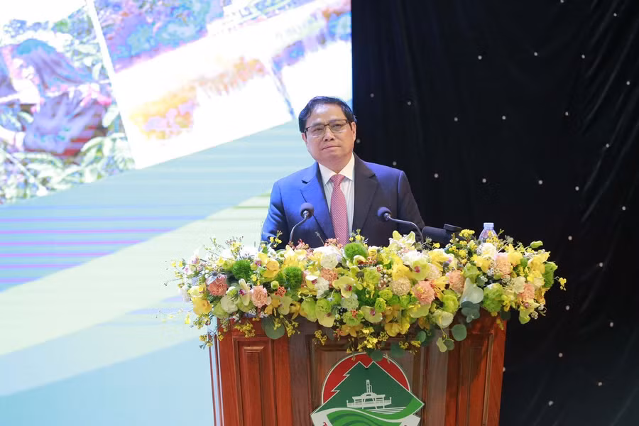 Thủ tướng Chính phủ Phạm Minh Chính phát biểu tại Hội nghị.