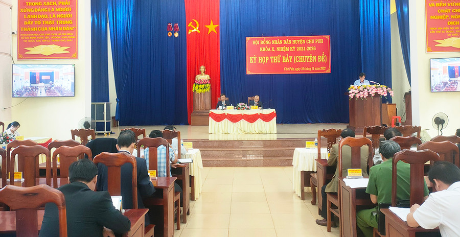 Quang cảnh kỳ họp. Ảnh: Minh Hải