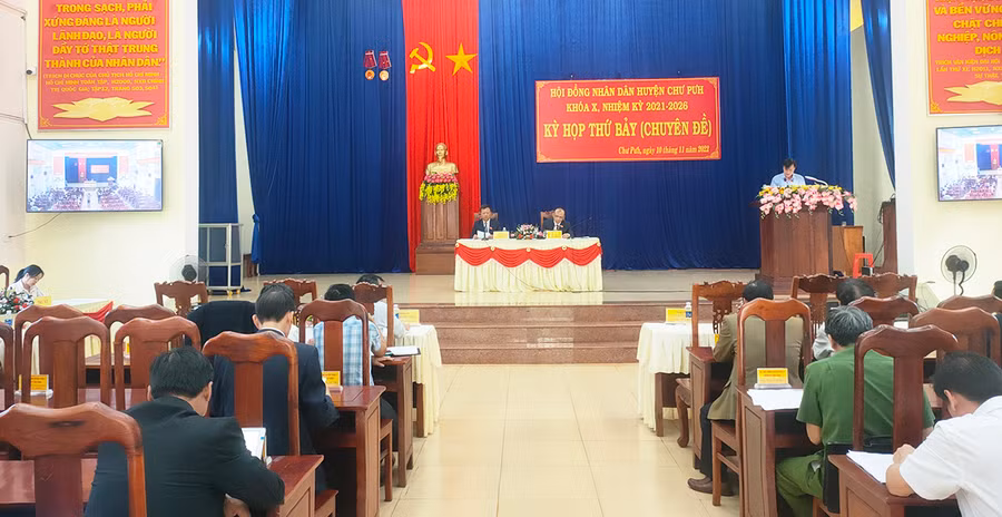 Quang cảnh kỳ họp. Ảnh: Minh Hải