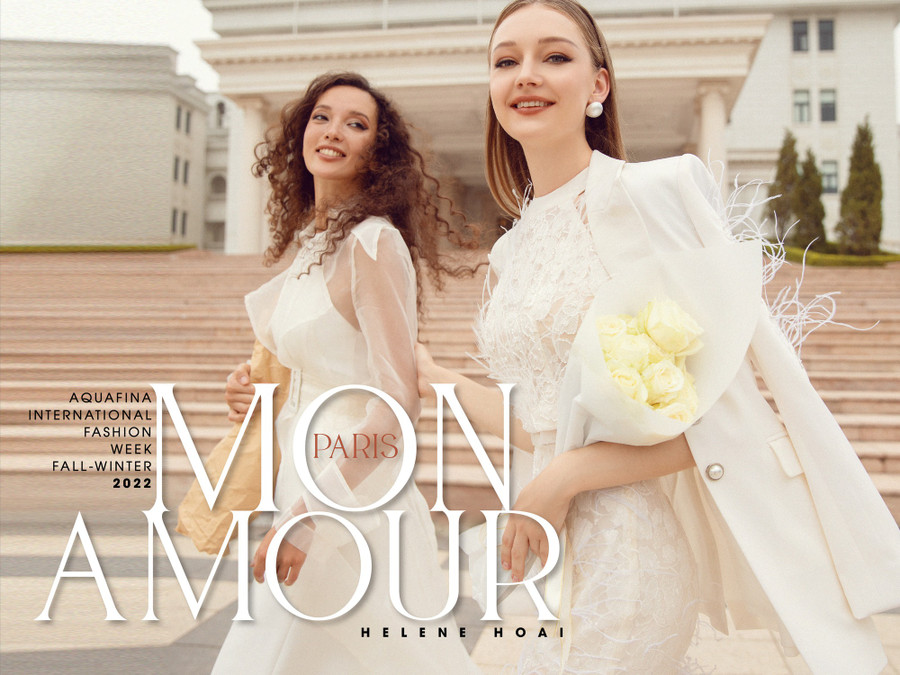 BST Paris Mon Amour (Paris, Tình yêu của tôi) của NTK Helene Hoài. Ảnh: NTK