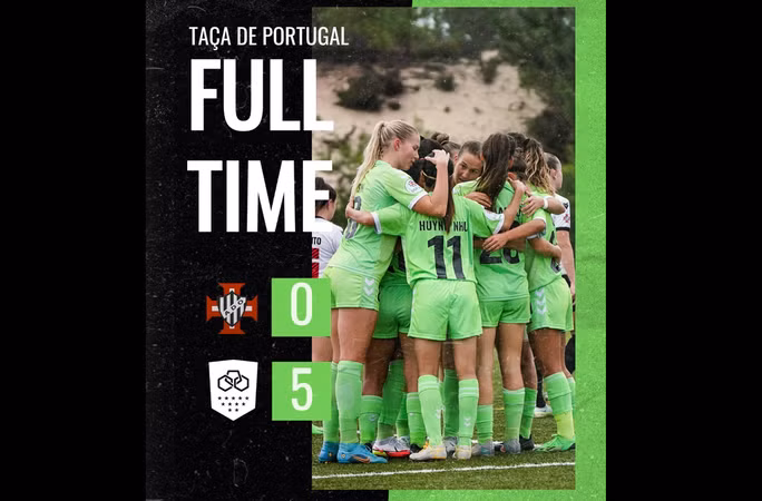 Huỳnh Như cùng đồng đội đại thắng tại vòng 3 cúp quốc gia nữ Bồ Đào Nha.