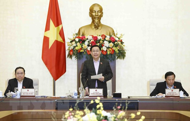 Chủ tịch Quốc hội Vương Đình Huệ phát biểu khai mạc. (Ảnh: An Đăng/TTXVN) Chủ tịch Quốc hội Vương Đình Huệ phát biểu khai mạc. (Ảnh: An Đăng/TTXVN)