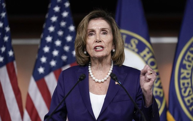 Chủ tịch Hạ viện Mỹ Nancy Pelosi. Ảnh: AP