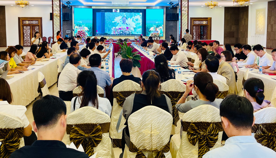 Quang cảnh Hội nghị kết nối giao thương các Hợp tác xã năm 2022