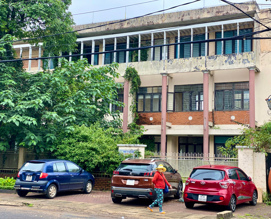 Vị trí đất số 02 Trần Hưng Đạo (TP. Pleiku) nhiều năm bỏ không. Ảnh: Hà Duy