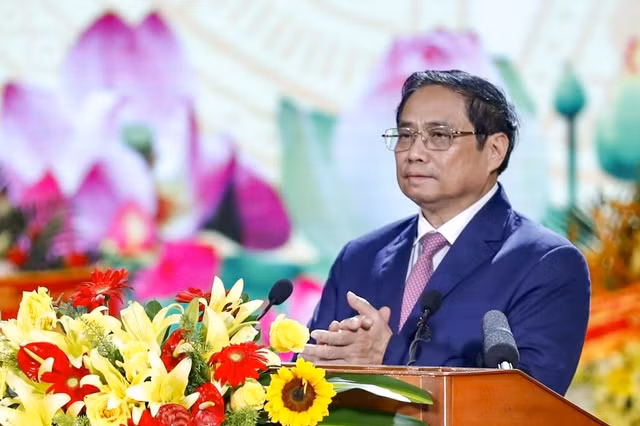 Thủ tướng Phạm Minh Chính: Đồng chí Võ Văn Kiệt luôn chân thành, cởi mở với mọi người, đặc biệt quan tâm tới thế hệ trẻ, khuyến khích phát huy tài năng của thanh niên, tiếp thu chọn lọc ý kiến của giới trí thức và chuyên gia - Ảnh: VGP/Nhật Bắc