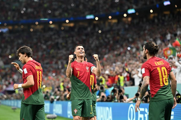 Ronaldo và Bồ Đào Nha sớm vào vòng 1/8. Nguồn: Getty Images