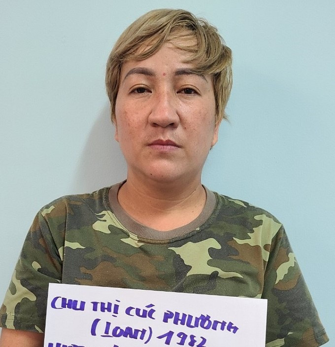 Đối tượng Chu Thị Cúc Phương. Ảnh: CABD Đối tượng Chu Thị Cúc Phương. Ảnh: CABD