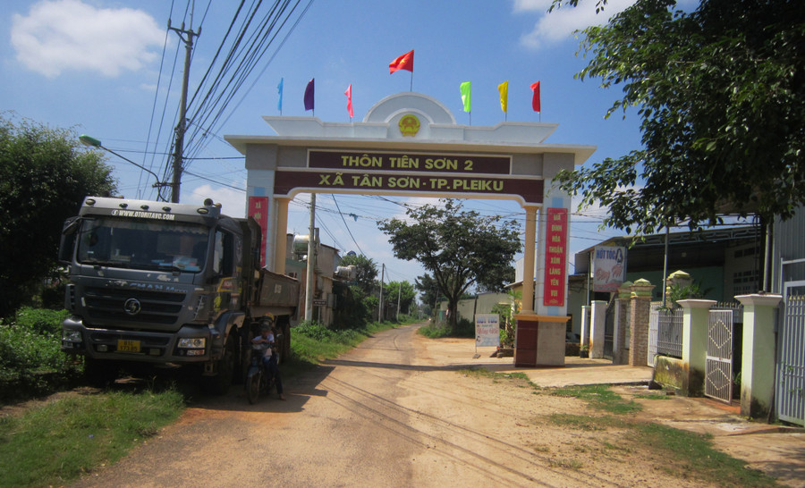 Làng Tiên Sơn hôm nay.Ảnh: Ngọc Tấn