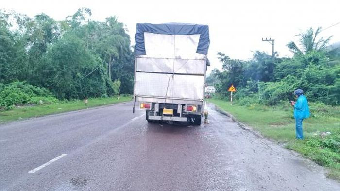 Hiện trường vụ tai nạn.