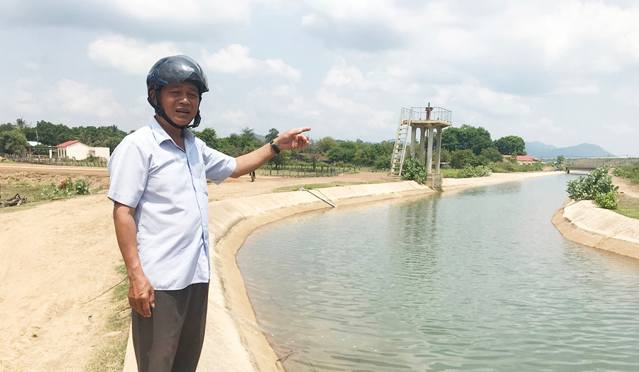  Công trình Thủy lợi Ia Mơr (huyện Chư Prông) chưa phát huy hiệu quả do diện tích khu tưới còn nhỏ. Ảnh: Nguyễn Diệp