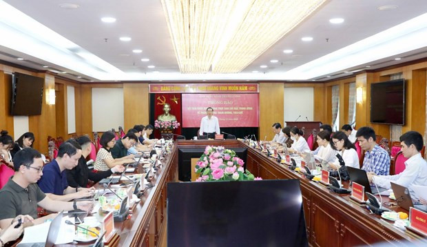 Quang cảnh cuộc họp. (Ảnh: Phương Hoa/TTXVN) Quang cảnh cuộc họp. (Ảnh: Phương Hoa/TTXVN)