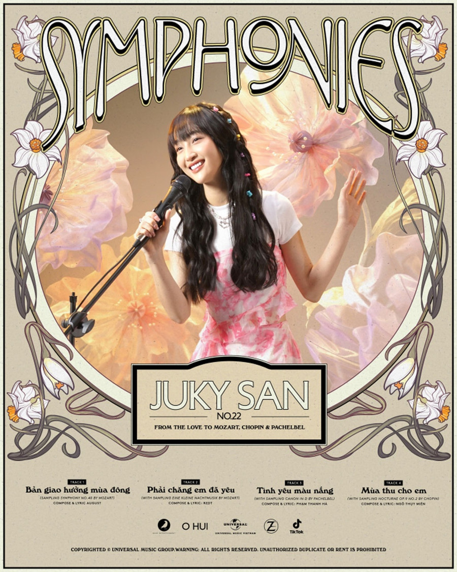 Juky San giới thiệu EP Symphonies: Juky San No.22