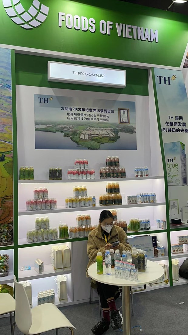 Một số gian hàng Việt Nam tại CIIE-5. (Ảnh: Thành Dương/Vietnam+) Một số gian hàng Việt Nam tại CIIE-5. (Ảnh: Thành Dương/Vietnam+)