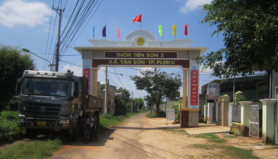 Làng Tiên Sơn hôm nay. Ảnh: Ngọc Tấn